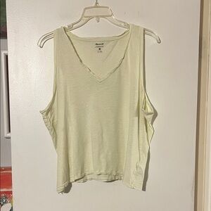 Madewell sleeveless cotton top